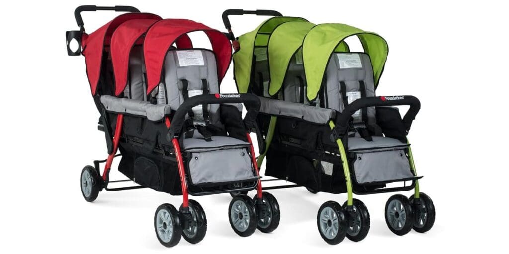 Foundations Sport Trio 3-Seat Easy Loading Triple Strollers
